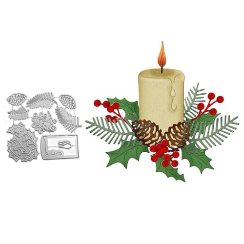 Sredwtk Kerze Stanzschablonen Weihnachten Metall Prägeschablonen Stanzformen Schneiden für DIY Karte Sammelalbum Scrapbooking Fotoalbum Deko Cutting Dies Sredwtk Kerze Stanzschablonen Weihnachten Metall Prägeschablonen Stanzformen Schneiden für DIY Karte Sammelalbum Scrapbooking Fotoalbum Deko Cutting Dies von Sredwtk