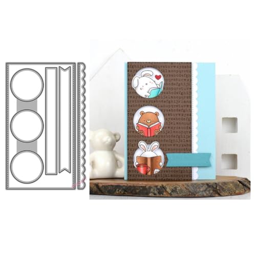 Sredwtk Kreis Rahmen Stanzschablonen Geburtstag Weihnachten Metall Prägeschablonen Stanzformen Schneiden für DIY Karte Sammelalbum Scrapbooking Fotoalbum Deko Cutting Dies Sredwtk Kreis Rahmen Stanzschablonen Geburtstag Weihnachten Metall Prägeschablonen Stanzformen Schneiden für DIY Karte Sammelalbum Scrapbooking Fotoalbum Deko Cutting Dies von Sredwtk