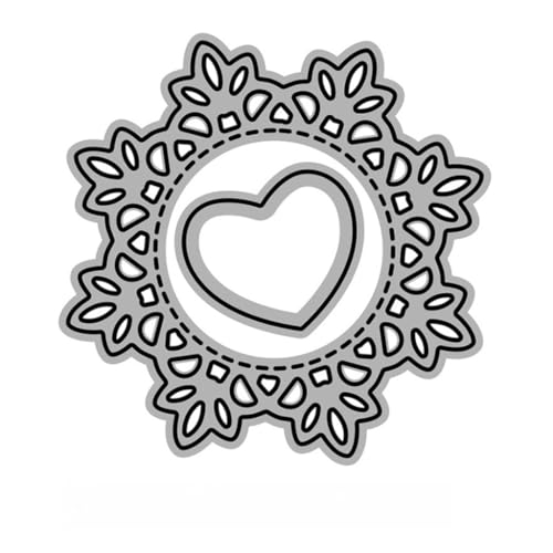 Sredwtk Kreis Rund Stanzschablonen Geburtstag Weihnachten Metall Prägeschablonen Stanzformen Schneiden für DIY Karte Sammelalbum Scrapbooking Fotoalbum Deko (E) von Sredwtk