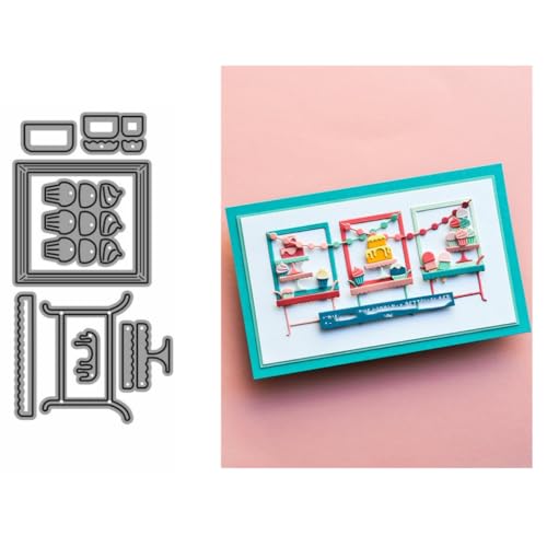 Sredwtk Kuchen Stanzschablonen Geburtstag Weihnachten Metall Prägeschablonen Stanzformen Schneiden für DIY Karte Sammelalbum Scrapbooking Fotoalbum Deko Cutting Dies Sredwtk Kuchen Stanzschablonen Geburtstag Weihnachten Metall Prägeschablonen Stanzformen Schneiden für DIY Karte Sammelalbum Scrapbooking Fotoalbum Deko Cutting Dies von Sredwtk