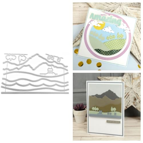 Sredwtk Landschaft Stanzschablonen Frühling Weihnachten Metall Prägeschablonen Stanzformen Schneiden für DIY Karte Sammelalbum Scrapbooking Fotoalbum Deko Cutting Dies Sredwtk Landschaft Stanzschablonen Frühling Weihnachten Metall Prägeschablonen Stanzformen Schneiden für DIY Karte Sammelalbum Scrapbooking Fotoalbum Deko Cutting Dies von Sredwtk