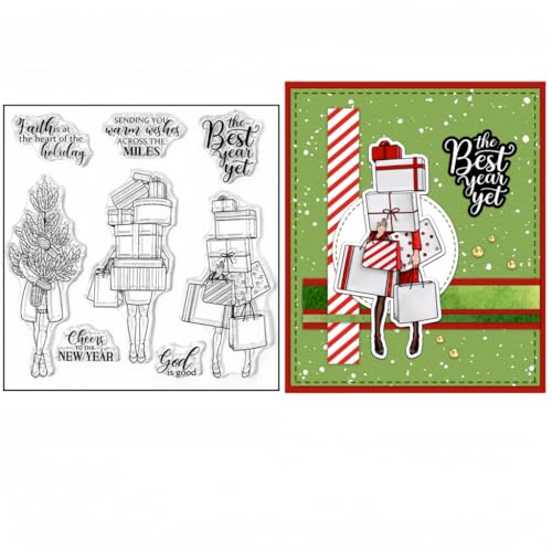Sredwtk Mädchen Neues Jahr Clear Stamps Für DIY Scrapbooking Weihnachten Silikonstempel Transparente Stempel Siegel Für Kartenherstellung Tagebuch Fotoalbum Geburtstag Hochzeit Weihnachten Sredwtk Mädchen Neues Jahr Clear Stamps Für DIY Scrapbooking Weihnachten Silikonstempel Transparente Stempel Siegel Für Kartenherstellung Tagebuch Fotoalbum Geburtstag Hochzeit Weihnachten von Sredwtk