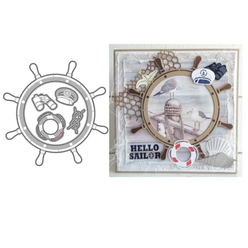 Sredwtk Maritime Stanzschablonen Metall Prägeschablonen Stanzformen Schneiden für DIY Karte Sammelalbum Scrapbooking Fotoalbum Deko Cutting Dies Sredwtk Maritime Stanzschablonen Metall Prägeschablonen Stanzformen Schneiden für DIY Karte Sammelalbum Scrapbooking Fotoalbum Deko Cutting Dies von Sredwtk
