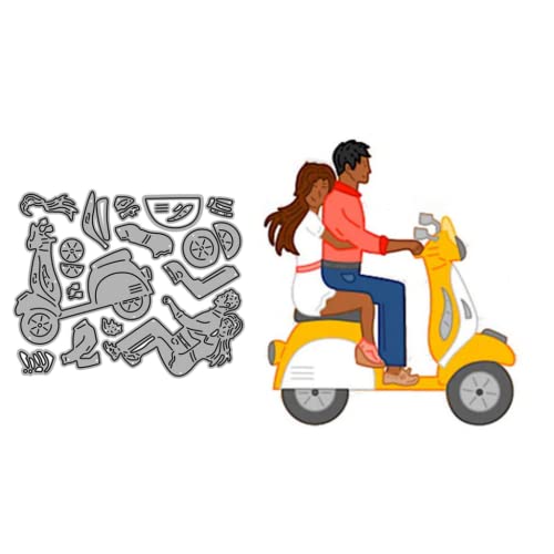 Sredwtk Motorrad Stanzschablonen Set Cutting Dies Prägeschablonen Stanzformen Schablonen Für Scrapbooking, Fotopapier 3D Karten Handwerk Prägen DIY Herstellung Geschenk Sredwtk Motorrad Stanzschablonen Set Cutting Dies Prägeschablonen Stanzformen Schablonen Für Scrapbooking, Fotopapier 3D Karten Handwerk Prägen DIY Herstellung Geschenk von Sredwtk