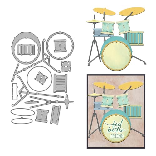 Sredwtk Regal Trommeln Musikinstrumente Stanzschablonen Geburtstag Weihnachten Metall Prägeschablonen Stanzformen Schneiden für DIY Karte Sammelalbum Scrapbooking Fotoalbum Deko Sredwtk Regal Trommeln Musikinstrumente Stanzschablonen Geburtstag Weihnachten Metall Prägeschablonen Stanzformen Schneiden für DIY Karte Sammelalbum Scrapbooking Fotoalbum Deko von Sredwtk