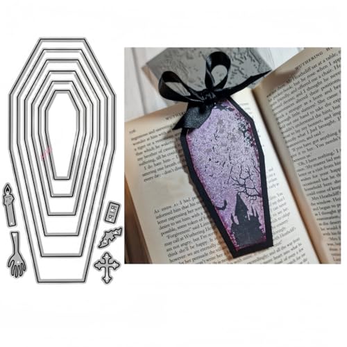 Sredwtk Sarg Stanzschablonen Halloween Metall Prägeschablonen Stanzformen Schneiden für DIY Karte Sammelalbum Scrapbooking Fotoalbum Deko Sredwtk Sarg Stanzschablonen Halloween Metall Prägeschablonen Stanzformen Schneiden für DIY Karte Sammelalbum Scrapbooking Fotoalbum Deko von Sredwtk