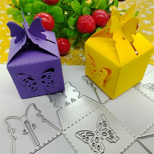 Sredwtk Schmetterlinge Geschenkbox Stanzschablonen Schachtel Stanzschablonen Box Metall Prägeschablonen Stanzmaschine Stanzformen Schablonen für DIY 3D Keksbox Süßigkeitenbox Sredwtk Schmetterlinge Geschenkbox Stanzschablonen Schachtel Stanzschablonen Box Metall Prägeschablonen Stanzmaschine Stanzformen Schablonen für DIY 3D Keksbox Süßigkeitenbox von Sredwtk