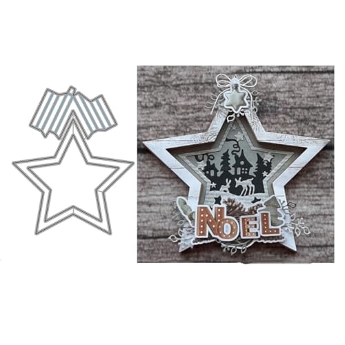 Sredwtk Sterne 3D Stanzschablonen Weihnachten 3D Sterne Metall Prägeschablonen Stanzformen Schneiden für DIY Karte Sammelalbum Scrapbooking Fotoalbum Deko Cutting Dies Sredwtk Sterne 3D Stanzschablonen Weihnachten 3D Sterne Metall Prägeschablonen Stanzformen Schneiden für DIY Karte Sammelalbum Scrapbooking Fotoalbum Deko Cutting Dies von Sredwtk
