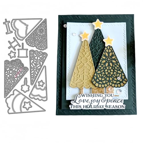 Sredwtk Sterne Weihnachtsbaum Stanzschablonen Weihnachten Metall Prägeschablonen Stanzformen Schneiden für DIY Karte Sammelalbum Scrapbooking Fotoalbum Deko Sredwtk Sterne Weihnachtsbaum Stanzschablonen Weihnachten Metall Prägeschablonen Stanzformen Schneiden für DIY Karte Sammelalbum Scrapbooking Fotoalbum Deko von Sredwtk