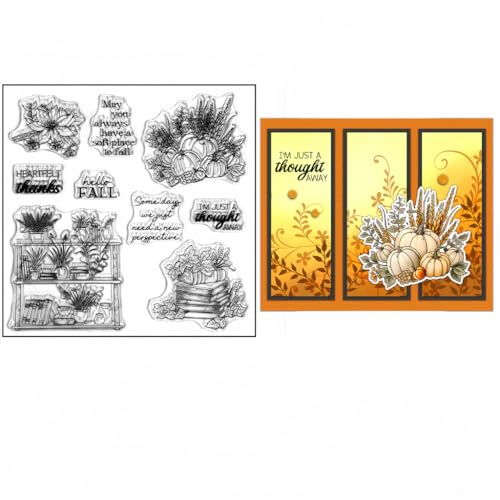 Sredwtk Thanks Bücher Herbst Clear Stamps Für DIY Scrapbooking Herbst Silikonstempel Transparente Stempel Siegel Für Kartenherstellung Tagebuch Fotoalbum Geburtstag Hochzeit Weihnachten Sredwtk Thanks Bücher Herbst Clear Stamps Für DIY Scrapbooking Herbst Silikonstempel Transparente Stempel Siegel Für Kartenherstellung Tagebuch Fotoalbum Geburtstag Hochzeit Weihnachten von Sredwtk