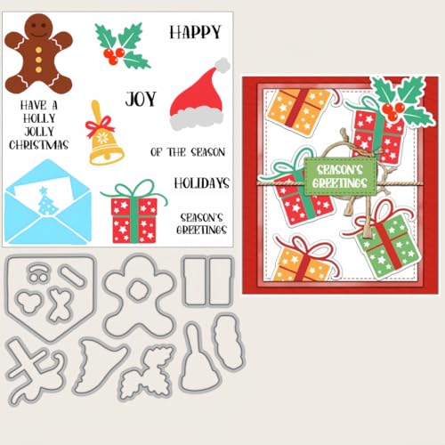 Sredwtk Umschlag Geschenk Stanzschablonen und Stempelset,Stempel und Stanzen Set,Silikonstempel und Stanzen Set,Clear Stamp und Stanzschablone Für DIY Scrapbooking Fotoalbum Dekor Karten Sredwtk Umschlag Geschenk Stanzschablonen und Stempelset,Stempel und Stanzen Set,Silikonstempel und Stanzen Set,Clear Stamp und Stanzschablone Für DIY Scrapbooking Fotoalbum Dekor Karten von Sredwtk
