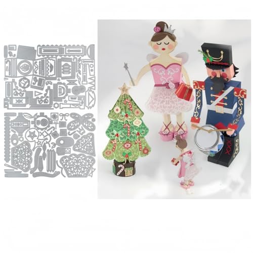 Sredwtk Weihnachten Geschenkbox Stanzschablonen Schachtel Stanzschablonen Weihnachten Box Metall Prägeschablonen Stanzmaschine Stanzformen Schablonen für DIY 3D Keksbox Süßigkeitenbox Sredwtk Weihnachten Geschenkbox Stanzschablonen Schachtel Stanzschablonen Weihnachten Box Metall Prägeschablonen Stanzmaschine Stanzformen Schablonen für DIY 3D Keksbox Süßigkeitenbox von Sredwtk