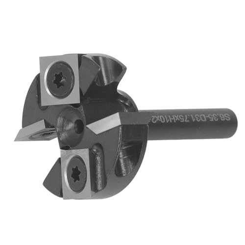 1/4-Zoll-Schafteinsatz-Spoilboard-Fräser, 2 und 2 Nuten, 1 1/4-Zoll-Schnittdurchmesser, Spoilboard-Oberflächenfräser 1/4-Zoll-Schafteinsatz-Spoilboard-Fräser, 2 und 2 Nuten, 1 1/4-Zoll-Schnittdurchmesser, Spoilboard-Oberflächenfräser von Srliya