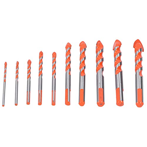 10pcs Multifunktionale Bohrerbits Eingestellt 3/4/5/6/6/8/10/12/14/16mm Dreiecksbohrbit für Holz von Srliya