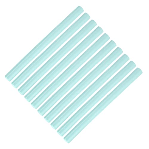 10pcs Multikolor Kleine Runde Versiegelungswachsstangen, Stark, Verschleiß, Exquisites Aussehen, 6 Farben für DIY -Einladungskarten, Umschläge aus Hochwertigem Wachs (Minzgrün) von Srliya