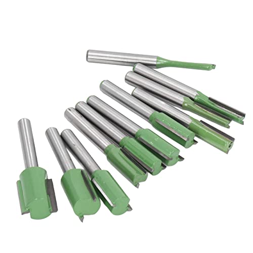 11pcs 6mm Shank Router Bits Wolframstahllegierung Einzelflöte Gerade Bit Zum Trimmen der Schnitzen 11pcs 6mm Shank Router Bits Wolframstahllegierung Einzelflöte Gerade Bit Zum Trimmen der Schnitzen von Srliya
