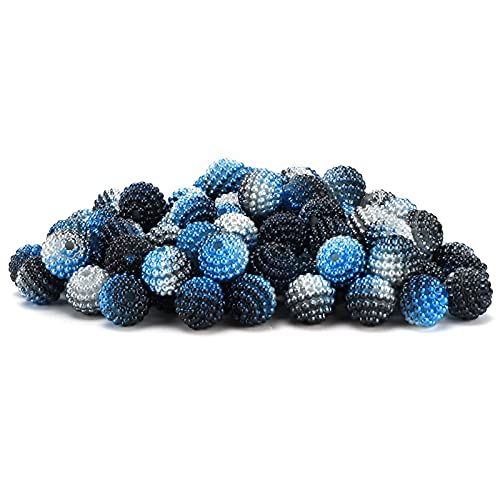 200 Perlenperlen Farbpearlized Gradient Bayberry -förmige Blasenperlen für DIY -Schmuckherstellung, Tragen von Plastikharzmaterial, Geschenkset für den Neujahrstag, Valentinstag von Srliya