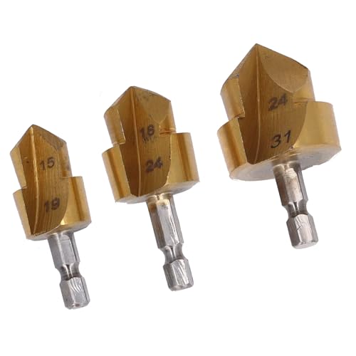 3-teiliges Set PPR-Hebebohrer 1/4 Zoll Sechskantschaft Wasserrohr-Erweiterungsbohrer Puncher Lochöffner Expander 3-teiliges Set PPR-Hebebohrer 1/4 Zoll Sechskantschaft Wasserrohr-Erweiterungsbohrer Puncher Lochöffner Expander von Srliya