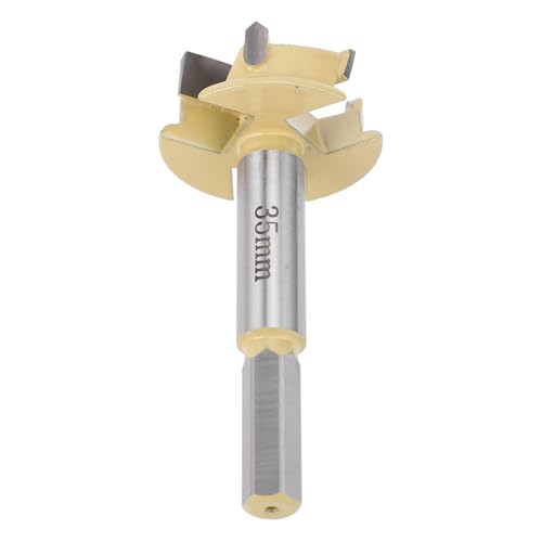 35 Mm Scharnier Langweiliges Bit 9mm Hex Shank 10mm Bohrtiefe 3 Flötenscharnierlochschneider für Holzbearbeitung von Srliya