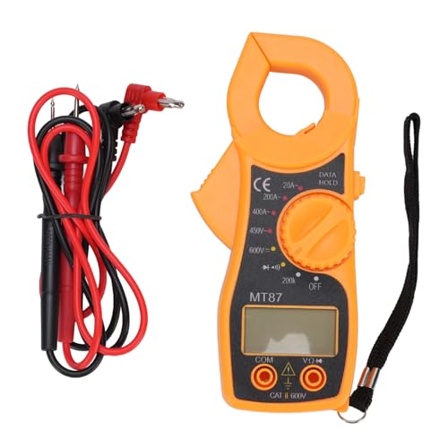 Digital Clamp Multimeter LCD -Anzeige Multifunktionales Spannungsstromimpedanz Digitales Klemme Messgerät für Zuhause von Srliya