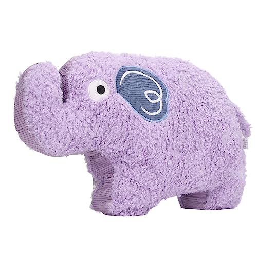 Elefant Kissen Cartoon Lila 17.7in Weich Hautfreundlicher Multi -Zweck -Elefantenplüschspielzeug für Familienbüro Schlafzimmer von Srliya
