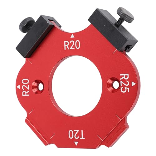Frästisch-Ecken-Eckvorrichtungsschablone, Aluminiumlegierung R20 T20 R25 Frästisch-Eckenradiusvorrichtung für Holzbearbeitungsprojekte von Srliya