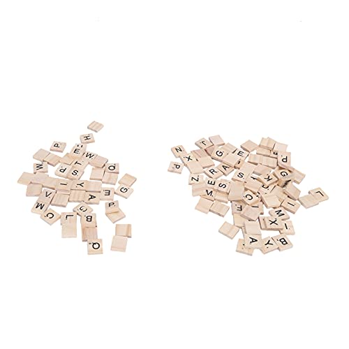 Holzbrieffliesen, Langlebige Verschleißschreibung Handwerksanhänger, Frühkindliches Lernen, DIY -Graffiti, Verbundholz, Holzfarbe, 100pcs von Srliya