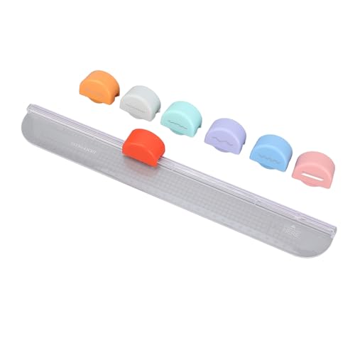 Roller-Papierschneider, Vielseitiger 7-in-1-Papierschneider, Positionierungslineal-Design, Vielseitiges Trimmer-Scrapbook-Werkzeug für Gerade Gepunktete Rillen, Kurven, Stempeln, Roller-Papierschneider, Vielseitiger 7-in-1-Papierschneider, Positionierungslineal-Design, Vielseitiges Trimmer-Scrapbook-Werkzeug für Gerade Gepunktete Rillen, Kurven, Stempeln, von Srliya