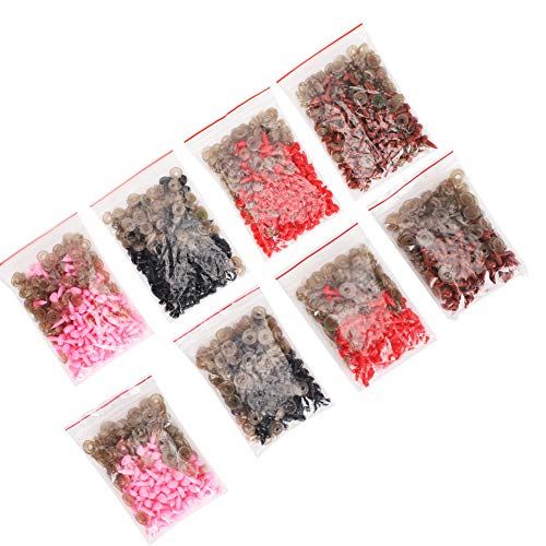 Sicherheitsaugen-Nasen-Set aus Kunststoff für Puppen, Bären, Plüschtiere, 200 Stück, Rot, Rosa, und Schwarz, Fördert die Fantasie mit Langlebigen Kunststoffmaterialien, Tolles Sicherheitsaugen-Nasen-Set aus Kunststoff für Puppen, Bären, Plüschtiere, 200 Stück, Rot, Rosa, und Schwarz, Fördert die Fantasie mit Langlebigen Kunststoffmaterialien, Tolles von Srliya