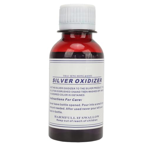 Silber Verdunkelndes Oxidationsmittel, 100 Ml, Silberoxidationsmittellösung, Schwärzung, Vintage-Stil, Retro-Schmuck, Oxidierende Flüssigkeit Silber Verdunkelndes Oxidationsmittel, 100 Ml, Silberoxidationsmittellösung, Schwärzung, Vintage-Stil, Retro-Schmuck, Oxidierende Flüssigkeit von Srliya