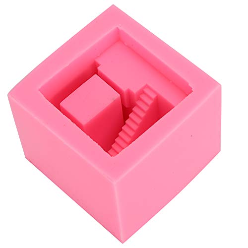 Silikonseife Form Flexibel, Hausform, Wiederverwendbare Betonharzform für die Architekturdekoration, mit Schokoladenherstellung, Material von Srliya