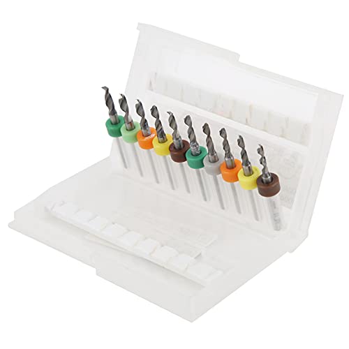 Srliya 10 Stücke Micro Twist Bits Gerader Griff Wolfram Stahl Bohrer für PCB Reparatur 2,1-3,0mm von Srliya