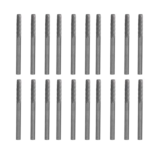 Srliya 20 Stcs End Mills Sturdy Super -Feed Langlebiger Wolframstahl -Schleifkopf für Holz -Eisenkohlenstoffstahl Srliya 20 Stcs End Mills Sturdy Super -Feed Langlebiger Wolframstahl -Schleifkopf für Holz -Eisenkohlenstoffstahl von Srliya