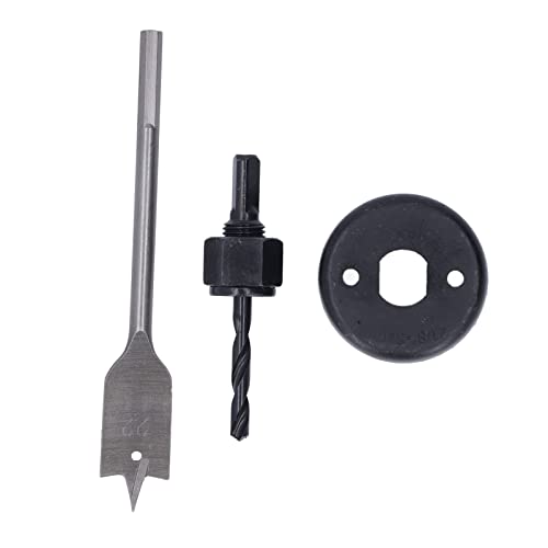 Srliya 3-teiliges Holzbohrer-Set, Polierbehandlung, Legierter Stahl, Flacher Kopf, Spitze Zähne, Lochsäge für Lochschneider, Holzbearbeitung von Srliya