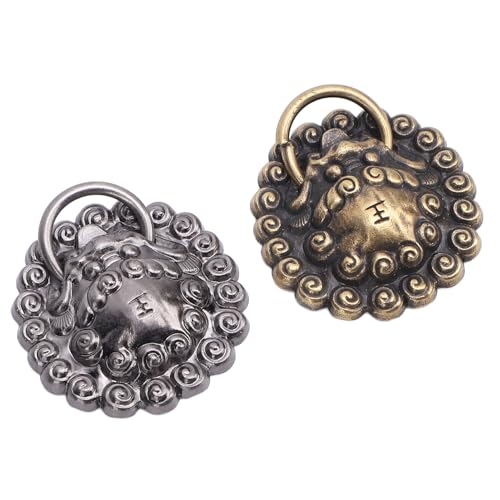 Srliya 30 Mm Vintage Dragon Headknöpfe, Zinklegierungsknöpfe für Kleidung, 2pcs Gunmetal Bronze Dekorative Knöpfe mit Schrauben Srliya 30 Mm Vintage Dragon Headknöpfe, Zinklegierungsknöpfe für Kleidung, 2pcs Gunmetal Bronze Dekorative Knöpfe mit Schrauben von Srliya
