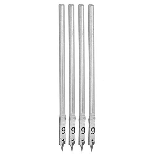 Srliya 4PCS Flat Holzbohrer Bit Set Spaten Bohrung Holzbearbeitungslochöffner Bohrwerkzeuge 6mm von Srliya