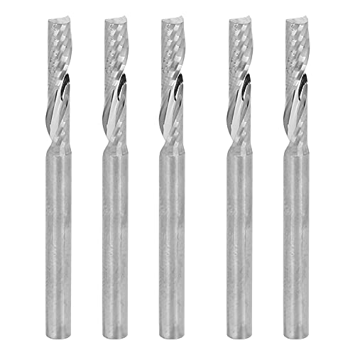 Srliya 5pcs Wolframstahl Holzschnitzrouter Bit Spiral Milling Cutter Teile 3.175 X 15 Mm von Srliya