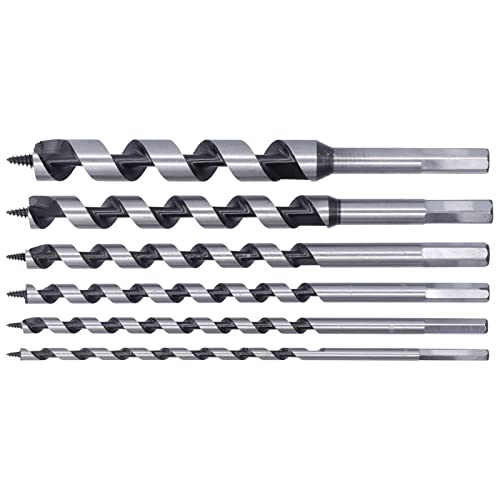Srliya 6 PCs Auger -Bit -Set -Verschleiß Resistant Holzbearbeitungsschnecken Bohrbohrer Set Zum Bohren von Holz Srliya 6 PCs Auger -Bit -Set -Verschleiß Resistant Holzbearbeitungsschnecken Bohrbohrer Set Zum Bohren von Holz von Srliya