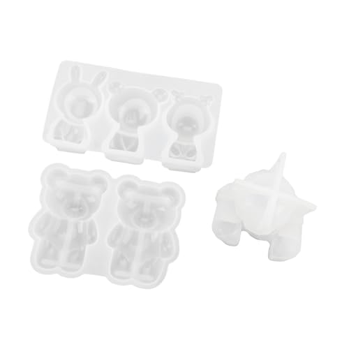 Srliya DIY -Schimmelpilze Hitzebeständige Einfache Freisetzung 3D Hohe Zähigkeit Bären Silikonform für Tischverzierungen Srliya DIY -Schimmelpilze Hitzebeständige Einfache Freisetzung 3D Hohe Zähigkeit Bären Silikonform für Tischverzierungen von Srliya