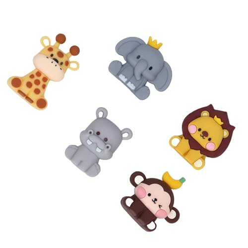 Srliya Dschungel -Safari -Tiere Kuchen Topper Glasierte Dschungelkreaturen für Partydekorationen, 5pcs Weiche Gummifiguren für Geburtstag, Babyparty, Waldthema Party Srliya Dschungel -Safari -Tiere Kuchen Topper Glasierte Dschungelkreaturen für Partydekorationen, 5pcs Weiche Gummifiguren für Geburtstag, Babyparty, Waldthema Party von Srliya