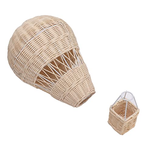 Srliya Gewebter Heißluftballon, Handgefertigte Exquisite Details, Rattan -Webendekoration, Kinderzimmer -Party -Foto -Requisite, Höhe 31 Cm, für Zuhause, Büro, Indoor - Indonesien Srliya Gewebter Heißluftballon, Handgefertigte Exquisite Details, Rattan -Webendekoration, Kinderzimmer -Party -Foto -Requisite, Höhe 31 Cm, für Zuhause, Büro, Indoor - Indonesien von Srliya