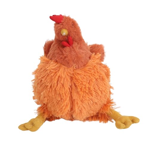 Srliya Kleines Hühnchen -Plüschspielzeug Realistisch Weiche Niedliche Gefüllte Tiere Spielzeug für Schlafzimmer Kinderspielzimmer, Hergestellt aus Hautfreundlichem Plüschstoff, Ideal von Srliya