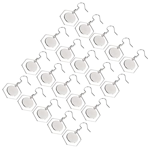 Srliya Ohrring Leere Lünetten, DIY -Schmuckschalen aus Edelstahl, Mehrere Funktionen für Handwerk, Accessoires für DIY -Schmuck, Erwachsene und von Srliya