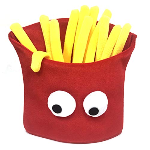 Srliya Pommes-Frites-Partyhut, süß, Lustig, Weich, Gemütlich, Modische Kappe Weihnachten, Fotografie, Verstellbare Elastizität, Unisex, Goldener Samt, Vliesstoff, Durchmesser Srliya Pommes-Frites-Partyhut, süß, Lustig, Weich, Gemütlich, Modische Kappe Weihnachten, Fotografie, Verstellbare Elastizität, Unisex, Goldener Samt, Vliesstoff, Durchmesser von Srliya