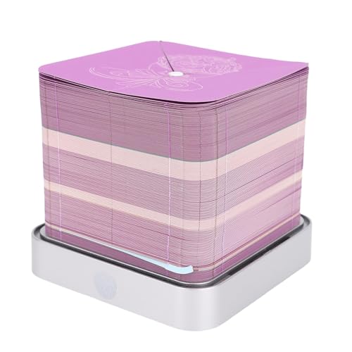 Srliya Rose Bouquet 3D Memo Pad mit Leichten 2026 Kalender Papier Schnitzerei Handriss 3D Kunst Notizblock Skulptur für Desktop - -Geburtstagsgeschenk (Violett) von Srliya