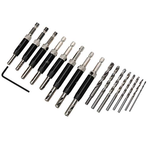 Srliya Scharnierbohrer Bit Hex -Handle Hardware -Tools mit Holzbearbeitung mit Aluminiumlegierung von Srliya