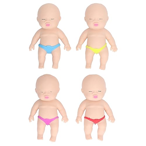 Srliya Squeeze Baby Spielzeug Zum Stressabbau, Süße Weiche TPR-Puppe, Büroraum, Sand, Dehnbares Sensorisches Spielzeug für Angstzustände, ADS, ADHS, Autismus, Kleine Größe Srliya Squeeze Baby Spielzeug Zum Stressabbau, Süße Weiche TPR-Puppe, Büroraum, Sand, Dehnbares Sensorisches Spielzeug für Angstzustände, ADS, ADHS, Autismus, Kleine Größe von Srliya