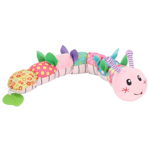 Srliya Stofftierspielzeug Rosa, Musikalisch, Weich, Sensorisch, Knisterrassel, Höhenlineal für Neugeborene, Plüschstoff, PP-Baumwolle, 21,7 X 3,7 X 5,1 Zoll Srliya Stofftierspielzeug Rosa, Musikalisch, Weich, Sensorisch, Knisterrassel, Höhenlineal für Neugeborene, Plüschstoff, PP-Baumwolle, 21,7 X 3,7 X 5,1 Zoll von Srliya