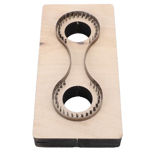 Stanzform für Lederhandwerk, Leder-Schlüsselanhänger, Stanzform aus Holz und Stahl, Stanzschablone für Handgefertigte Accessoires aus Lederhandwerk von Srliya