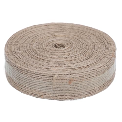 Stoff Bastelband 2 Roll Jute Sackleinen Stoffband Basteln Dekoration Wickeln Hochzeit Event Party Hausbögen 2,5 Cm Breite 10 M Länge von Srliya